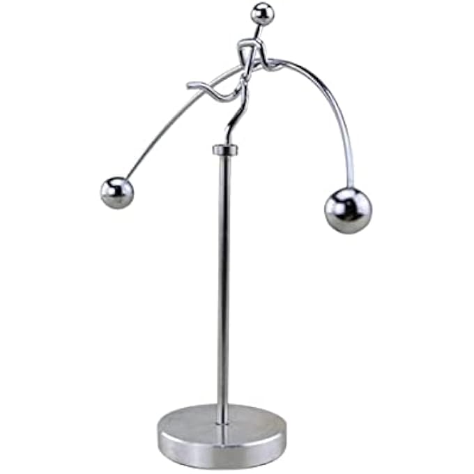 AUGEN Balancing Pendulum Durable Metal Innovative Stress Relief Toy for Home Office Desktop Gift Decoration (1 Piece , 7709P1) - Image 4