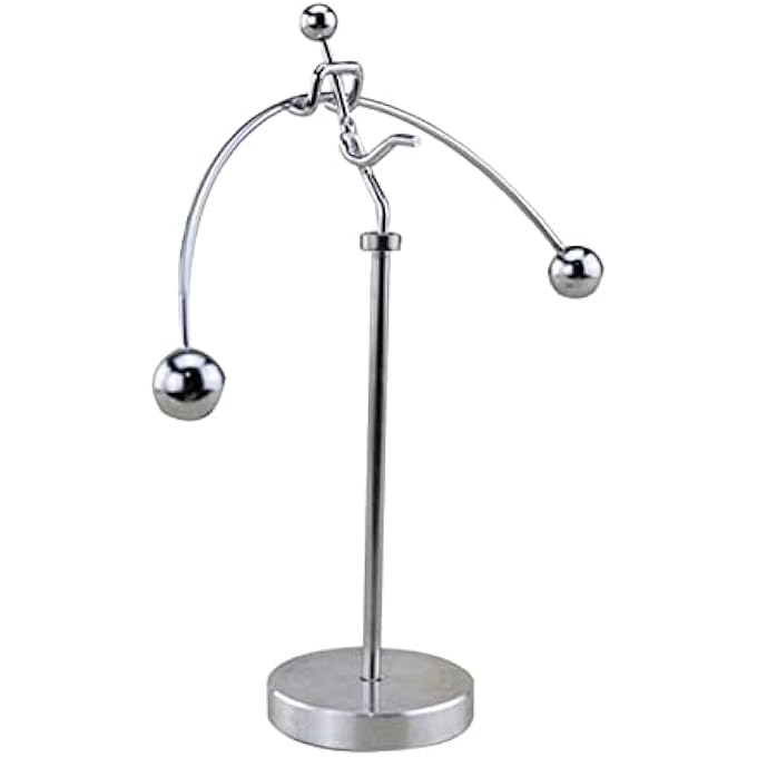 AUGEN Balancing Pendulum Durable Metal Innovative Stress Relief Toy for Home Office Desktop Gift Decoration (1 Piece , 7709P1) - Image 2