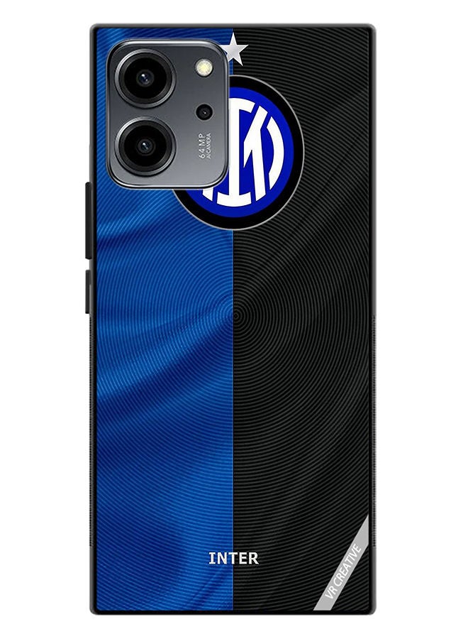 VR CREATIVE Protective Case Cover For Honor 80 SE Inter Milan Logo Design Multicolour - Image 1