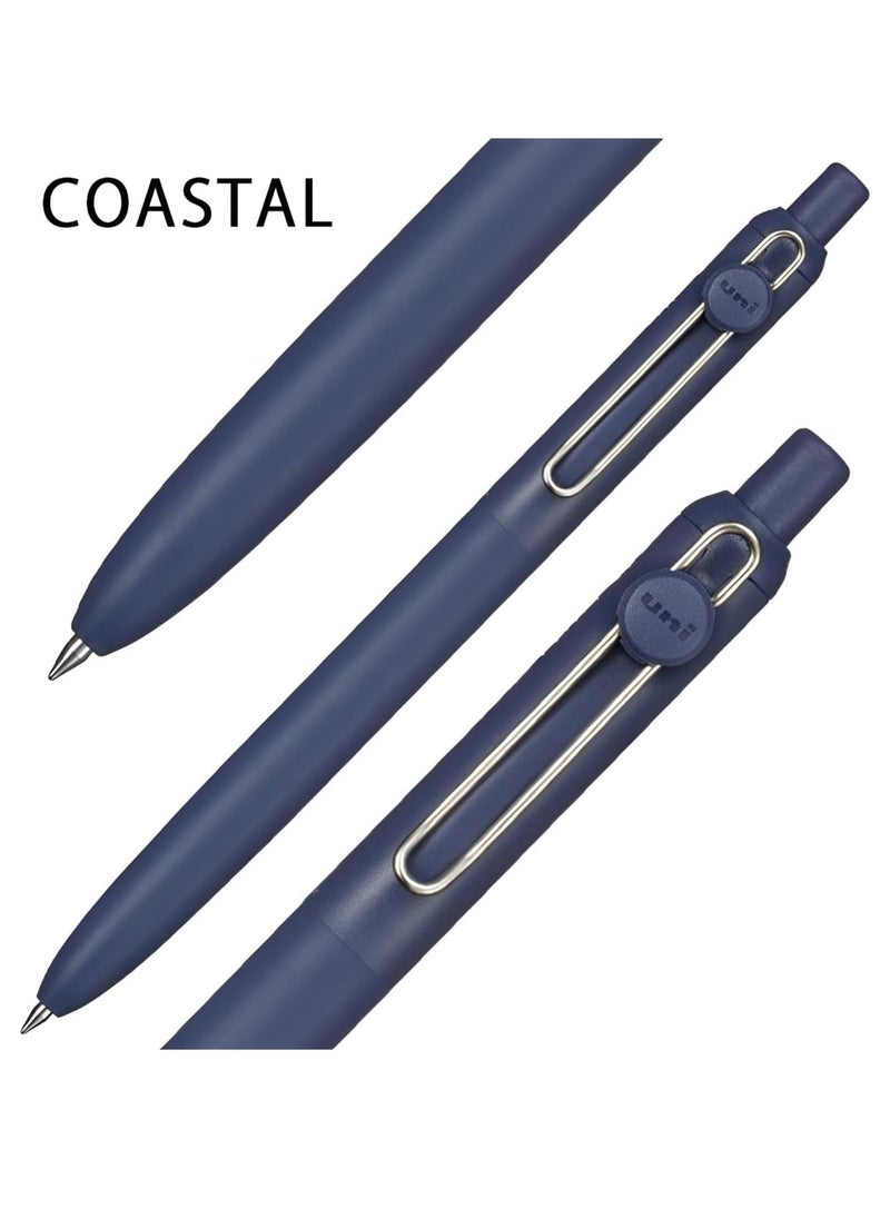 Uniball 12-Piece Zento Retractable Rollerball Pen 0.7mm Tip Blue Ink Coastal Barrel  - Image 2
