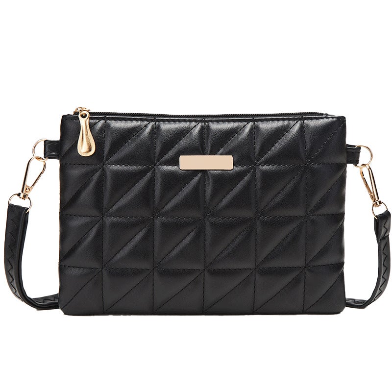 Women's PU Leather Crossbody Bag with Embroidery - Image 5