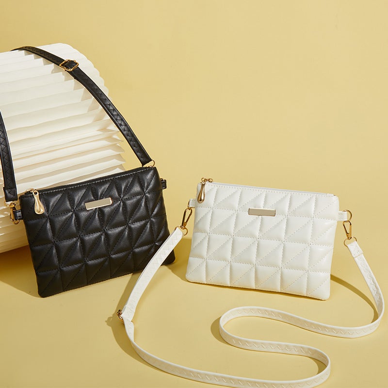Women's PU Leather Crossbody Bag with Embroidery - Image 3