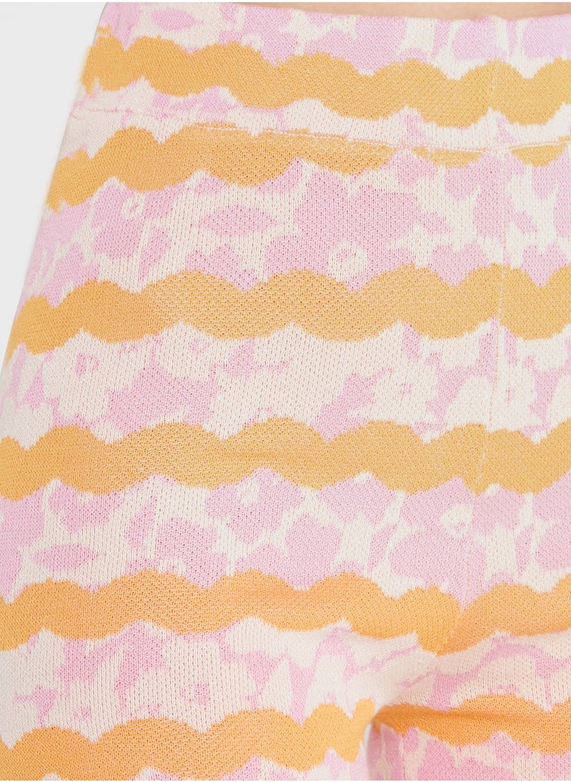 Cotton On Body - High Waist Printed Shorts - Image 1