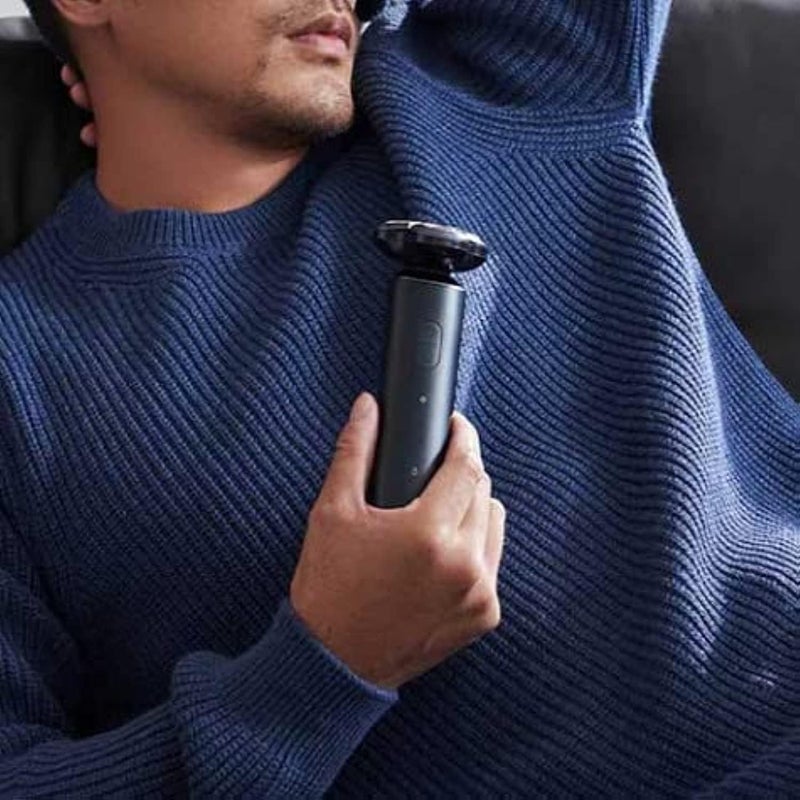 Xiaomi Electric Shaver S700 Ceramic Blades with Ultralong Service Life Fullcoverage Aluminum Alloy Body Directdrive Brushless Motor for Quiet Operation 3 Speeds Black - Image 3