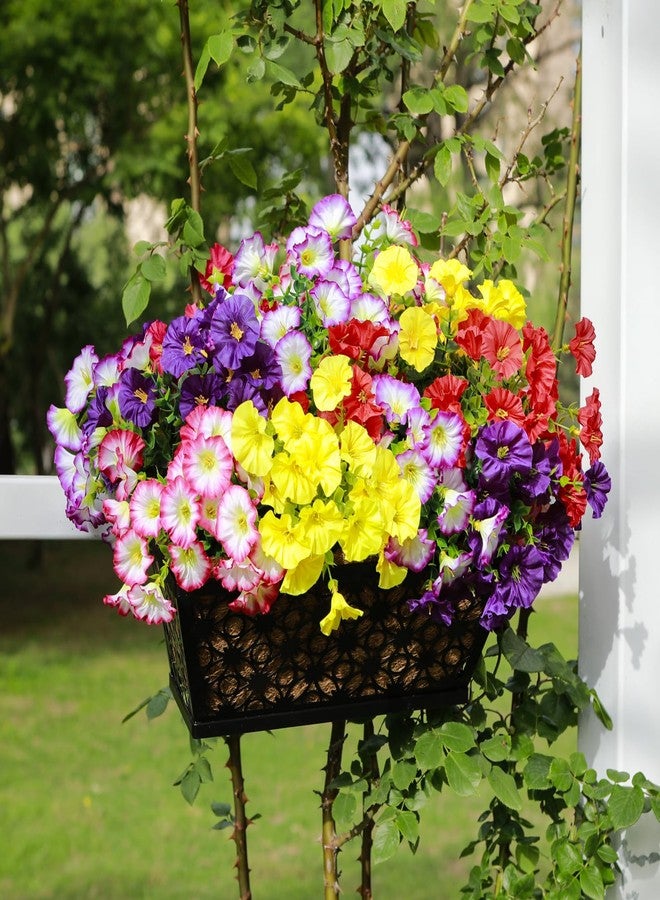 CCTIVED Artificial Petunia Flowers Outdoor UV Resistant, 16 Bundles No Fade Fake Flowers for Outside Pots, Planters, Window Boxes & Patio Decor – Realistic Faux Plants, Weatherproof, Low Maintenance - Image 2
