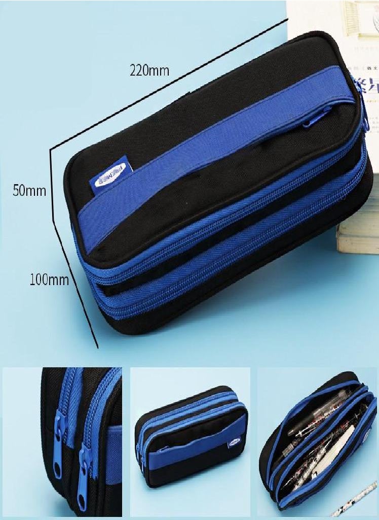 Eckek - Large Capacity Pencil Case Stationery Cute Boys Girls Gift Pen Bag Pen Box Pencil Cases Storage Student School Office Supplies - Image 1