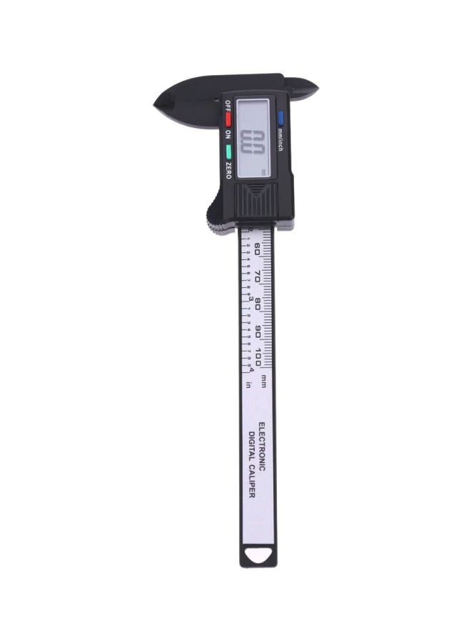Electronic LCD Digital Caliper White/Black 4inch - Image 1