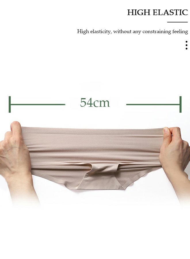 DUNISO 3PC Women's Briefs Ladies Girl's Mid-waist Modal Underwear High Stretch Panties Soft Underpants Underwear Full Coverage Panties Multicolor - Image 5