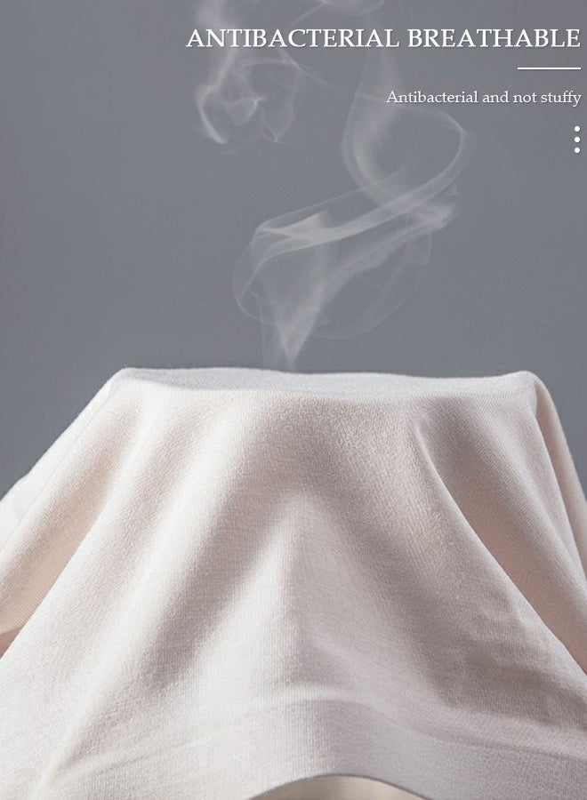 DUNISO 3PC Women's Briefs Ladies Girl's Mid-waist Modal Underwear High Stretch Panties Soft Underpants Underwear Full Coverage Panties Multicolor - Image 4