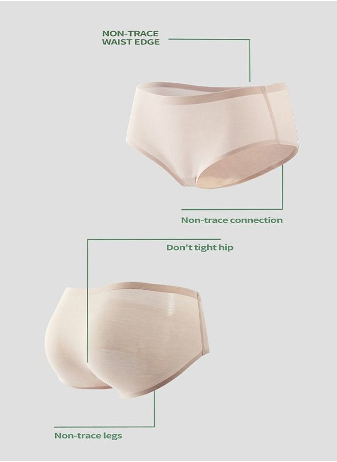 DUNISO - 3PC Women's Briefs Ladies Girl's Mid-waist Modal Underwear High Stretch Panties Soft Underpants Underwear Full Coverage Panties Multicolor - Image 1