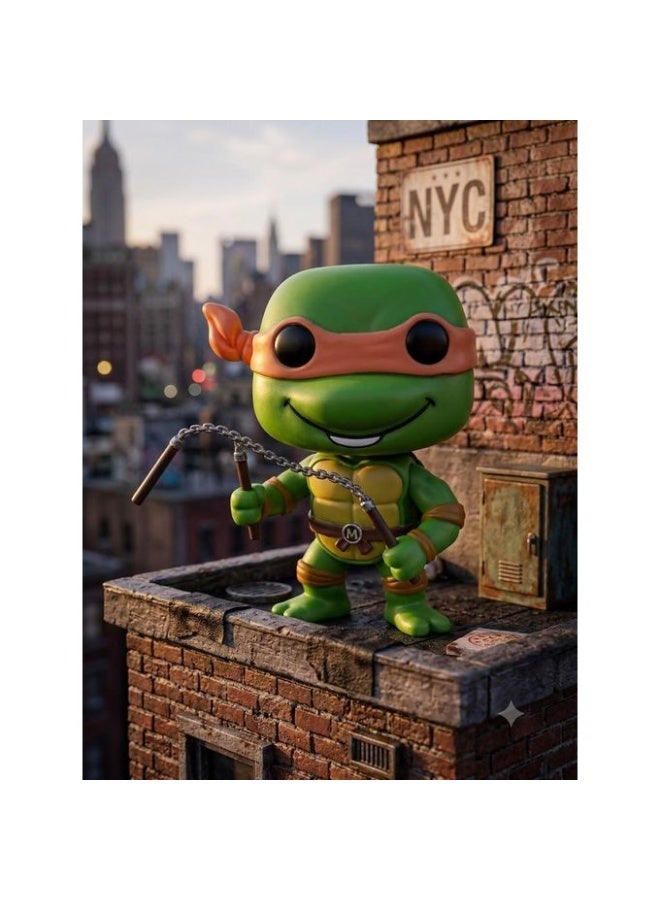POP Funko Pop! Teenage Mutant Ninja Turtles Michelangelo TV Series Collectible Vinyl Figure - Image 2
