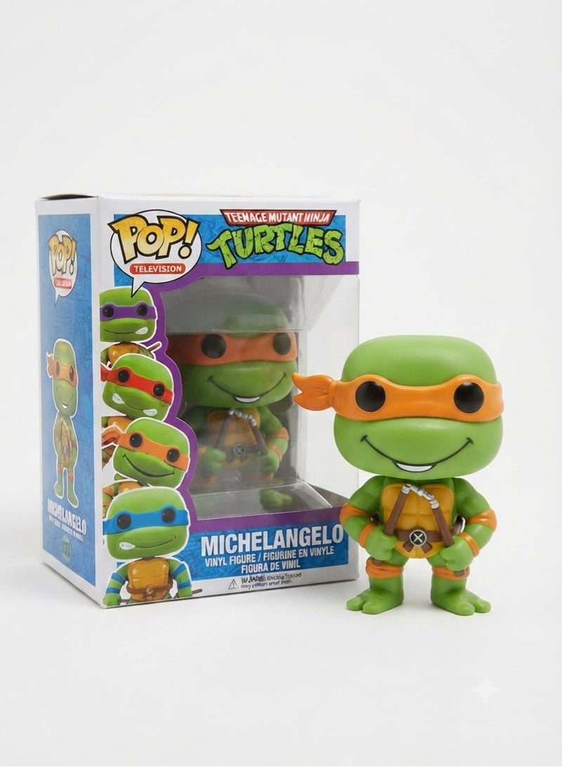 POP Funko Pop! Teenage Mutant Ninja Turtles Michelangelo TV Series Collectible Vinyl Figure - Image 1