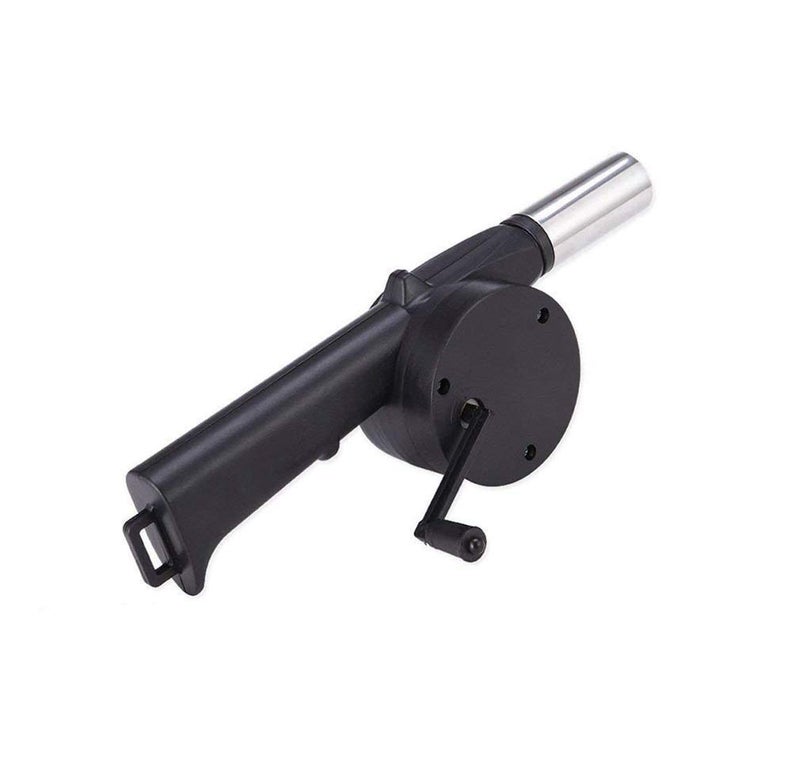 credsy Outdoor Cooking BBQ Hand Crank Fan for Charcoal Grill Barbecue Campfire Airfoil Air Blower - Image 1