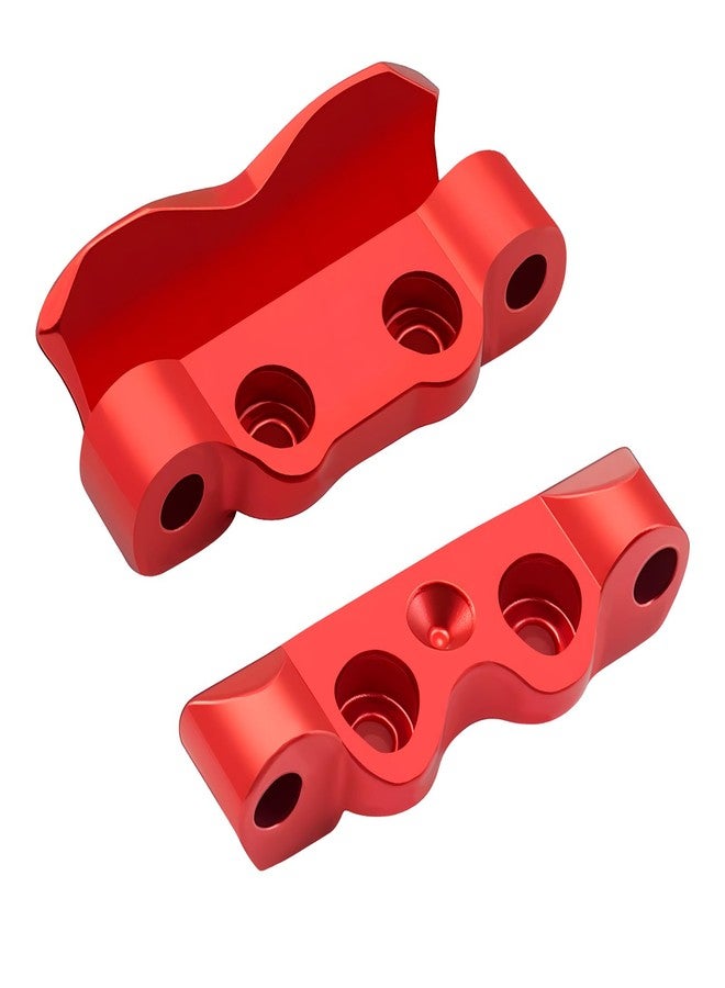 FSDKEDUF Aluminum Rear Pin Mounts for Losi Micro-B & Micro-T – Durable CNC Upgrade Parts RC Car Accessories for Performance & Replacement (Red) - Image 4
