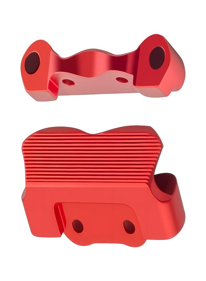 FSDKEDUF Aluminum Rear Pin Mounts for Losi Micro-B & Micro-T – Durable CNC Upgrade Parts RC Car Accessories for Performance & Replacement (Red) - Image 3