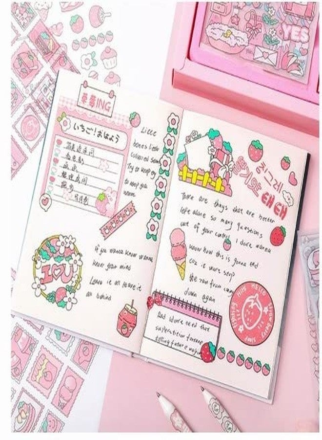 Toyshine Cute Unicorn Washi Tape Set 8 Rolls, 10 Stickers, 1 Notepad, 1 Cutting Tool, Decorative Masking Tapes for Arts, DIY Crafts, Journals, Planners, Scrapbook, Wrapping | 10 x 4 x 12 cm - Image 4