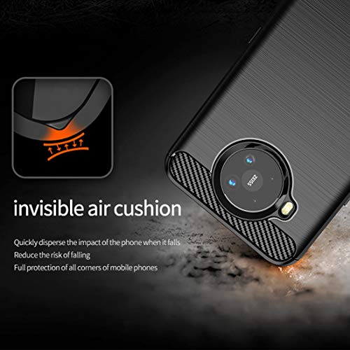 Osophter for Nokia 8.3 5G Case,Nokia 8V Case Shock-Absorption Flexible TPU Rubber Protective Cell Phone Cover for Nokia 8.3(Black) - Image 5