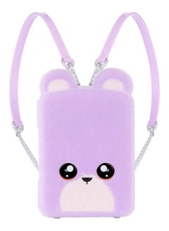 Na! Na! Na! Surprise Na! Na! Na! Surprise Mini Backpack Bedroom Lizzy York Fashion Doll, Fuzzy Purple Bear Backpack, Gift for Kids, Ages 5 6 7 8+ Years  - Image 3