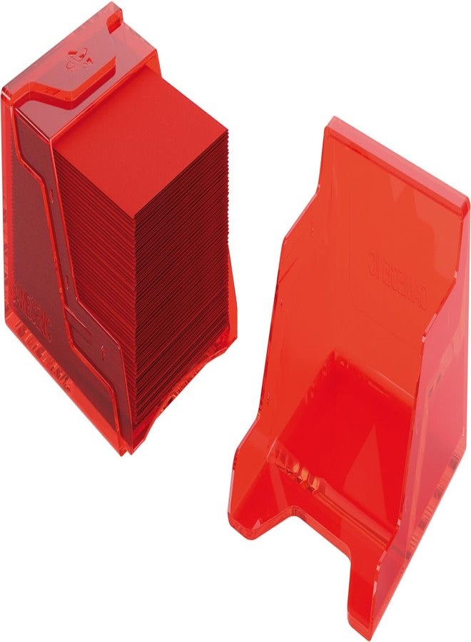 Asmodee Gamegenic Bastion 50+ XL Deck Box - Compact, Secure, and Perfectly Organized for Your Trading Cards! Safely Protects 50+ Double-Sleeved Cards, White Color, Made - Image 3