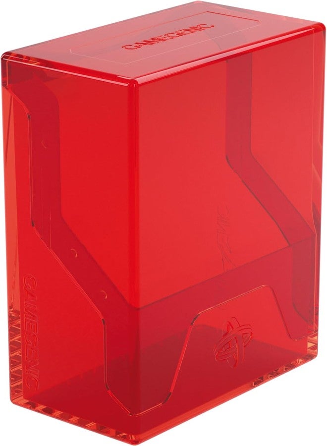 Asmodee Gamegenic Bastion 50+ XL Deck Box - Compact, Secure, and Perfectly Organized for Your Trading Cards! Safely Protects 50+ Double-Sleeved Cards, White Color, Made - Image 1