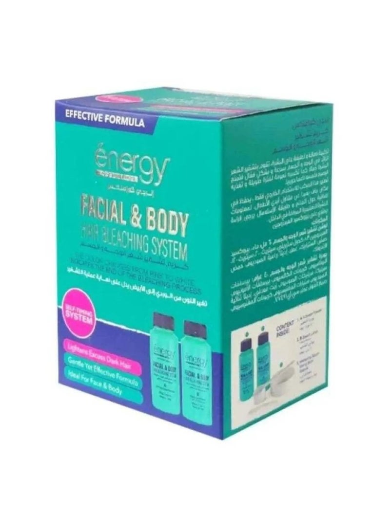 إينرجي انرجي كوزمتكس كريم تشقير شعر الوجه والجسم