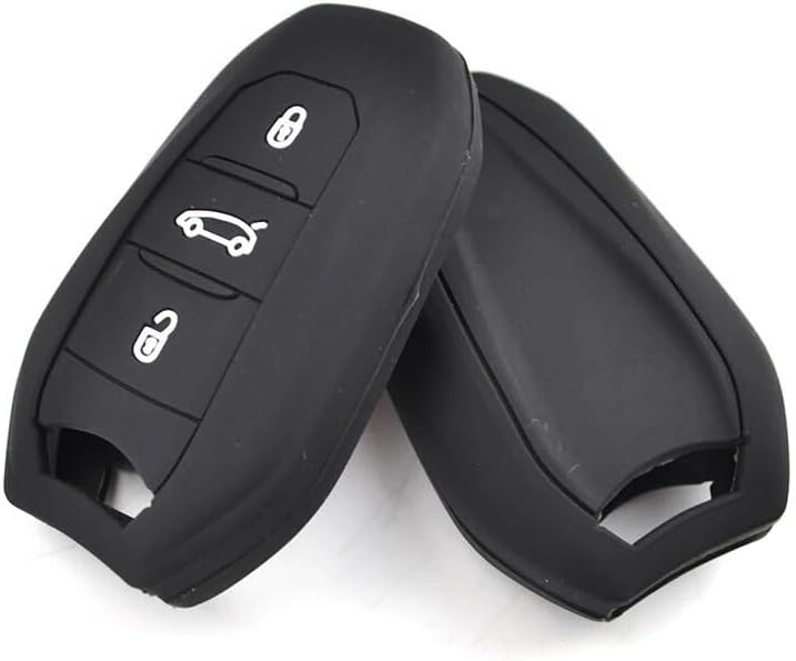 Yurefax Silicone Car Key Case Cover for Peugeot and Citroen - Image 5