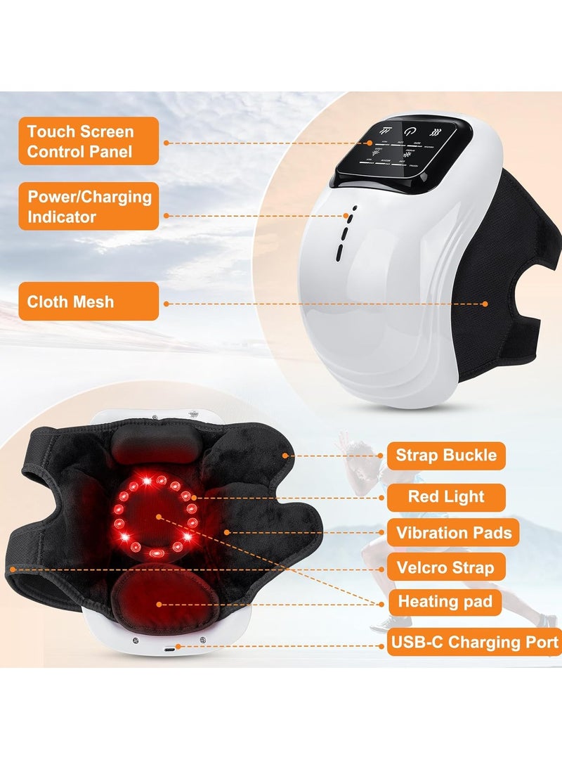TIGER Portable Knee Massager with Heat, Red Light & Enhanced Light Therapy - Cordless Knee Massager for Relaxing Tight Muscles & Relieving Minor Joint Stiffness and Discomfort - Effective Knee Pain Relief & Muscle Relaxation - Image 2