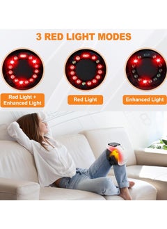 TIGER Portable Knee Massager with Heat, Red Light & Enhanced Light Therapy - Cordless Knee Massager for Relaxing Tight Muscles & Relieving Minor Joint Stiffness and Discomfort - Effective Knee Pain Relief & Muscle Relaxation  - Image 3