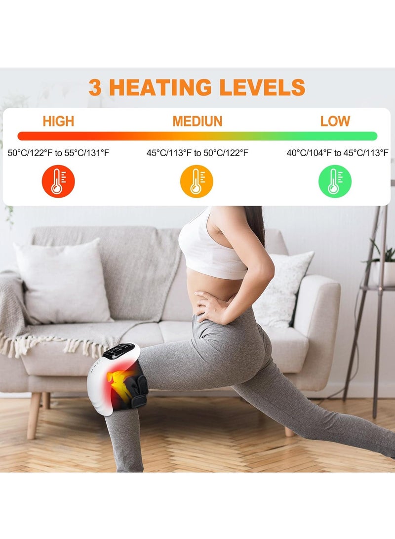 TIGER Portable Knee Massager with Heat, Red Light & Enhanced Light Therapy - Cordless Knee Massager for Relaxing Tight Muscles & Relieving Minor Joint Stiffness and Discomfort - Effective Knee Pain Relief & Muscle Relaxation - Image 5