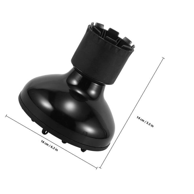 Spec upgraded improved quality ABOOFAN Universal Hair Diffuser Attachment for Curly Hair Silicone Diffuser Nozzle 4.2-6.2 Inch Adjustable Airflow for Salon and Travel Use Standard fit - Image 2