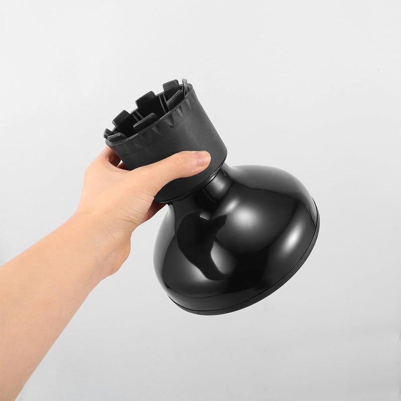 Spec upgraded improved quality ABOOFAN Universal Hair Diffuser Attachment for Curly Hair Silicone Diffuser Nozzle 4.2-6.2 Inch Adjustable Airflow for Salon and Travel Use Standard fit - Image 3