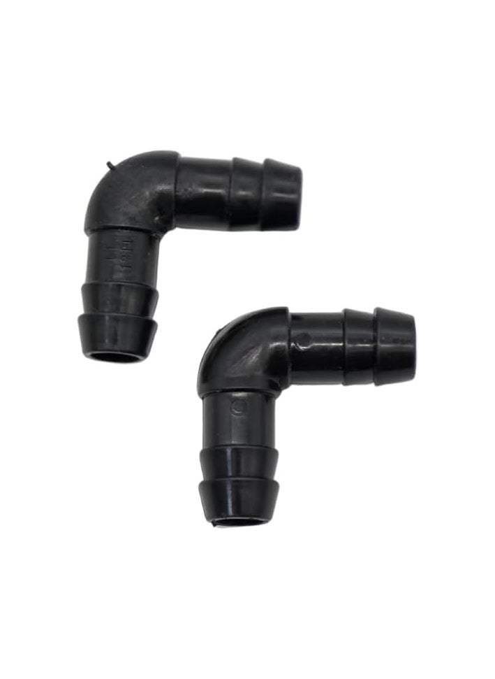 Generic FG ZAIN Drip Irrigation 13 mm Elbow, Black, 30 Pieces Packet – Durable Drip Irrigation Fittings for Garden and Greenhouse Systems, Use for Indoor Outdoor Gardening, Farms  - Image 2