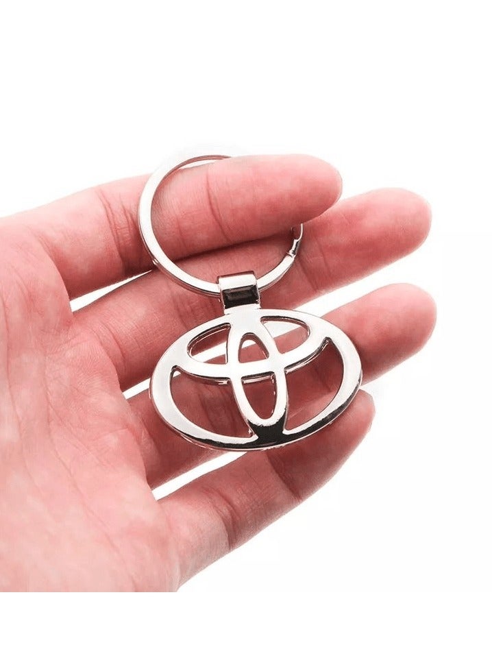 TOYOTA مجموعة 2 قطعة غطاء مقعد سيارة تويوتا واقي شمس زجاج السيارة احصل على سلسلة مفاتيح سيارة تويوتا معدنية مجانية - Image 5