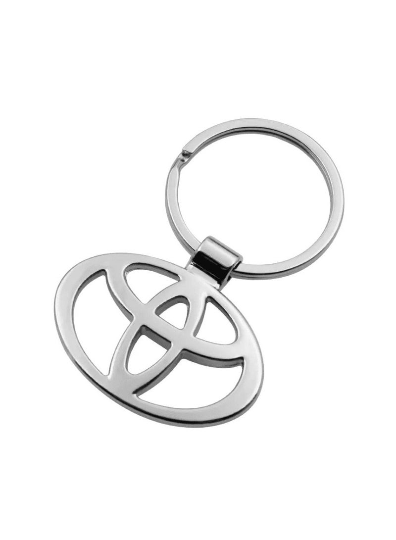 TOYOTA مجموعة 2 قطعة غطاء مقعد سيارة تويوتا واقي شمس زجاج السيارة احصل على سلسلة مفاتيح سيارة تويوتا معدنية مجانية - Image 4