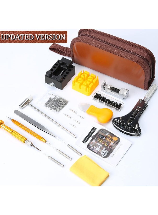 149Pcs Watch Repair Tool Kit, Precision Screwdriver Set for Watch Link Removal Tool, Professional Watch Battery Replacement Tool Watchband Link & Back Remover Spring Bar Tool Kit - Image 3