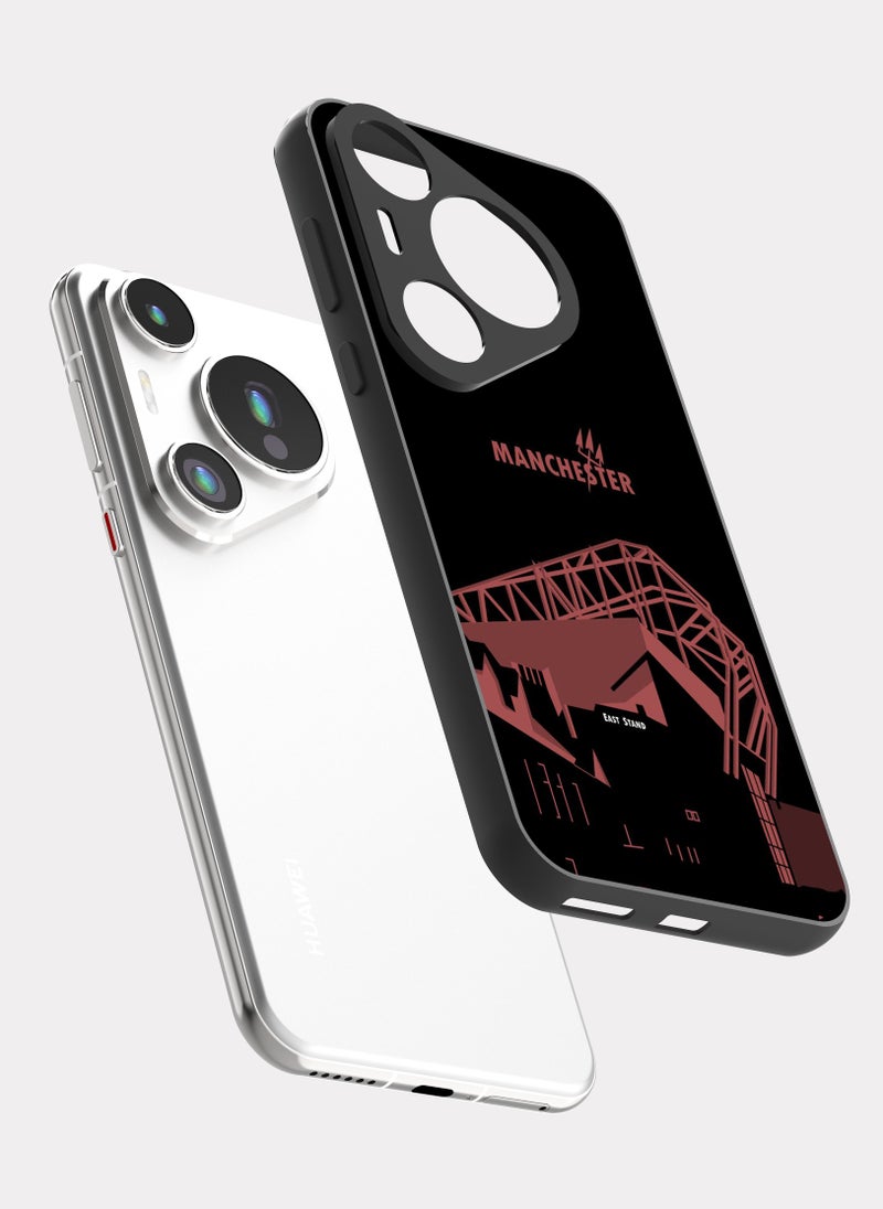 بكسلات كفر هواوي بيورا 70 برو نادي مانشستر يونايتد احمر اسود - Image 2