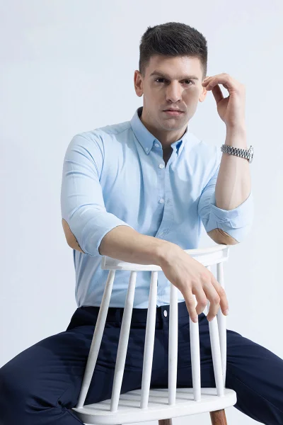 سنيتش Octet Powder Blue Shirt