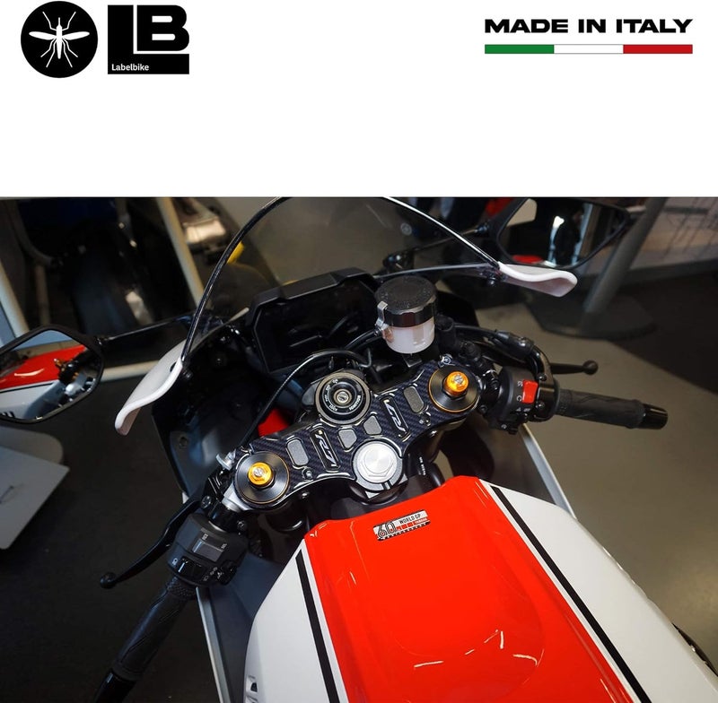 labelbike 3D Resin Sticker for Yamaha R7 Steering Fork Plate - Image 5