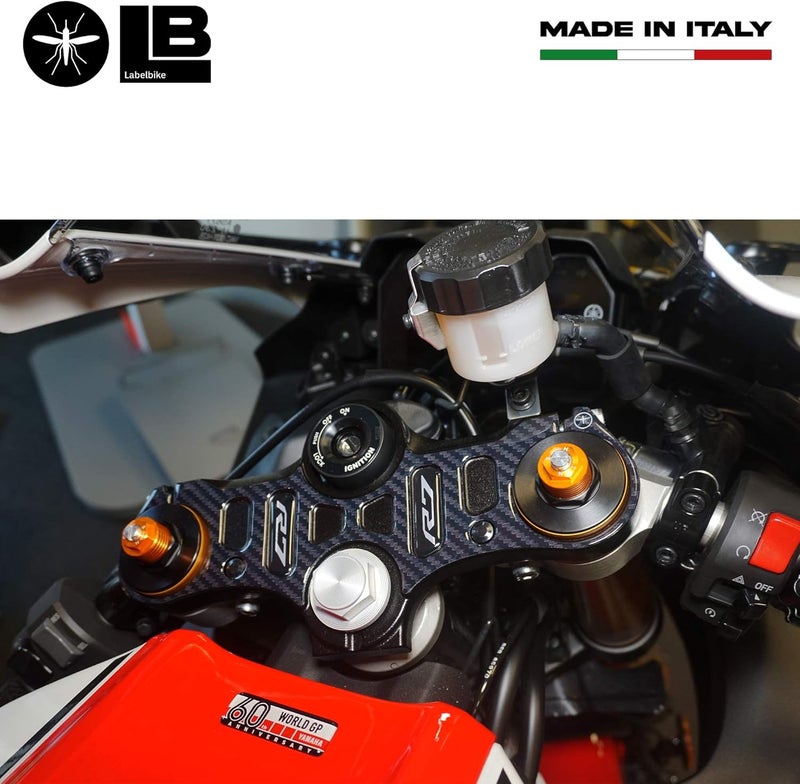 labelbike 3D Resin Sticker for Yamaha R7 Steering Fork Plate - Image 4