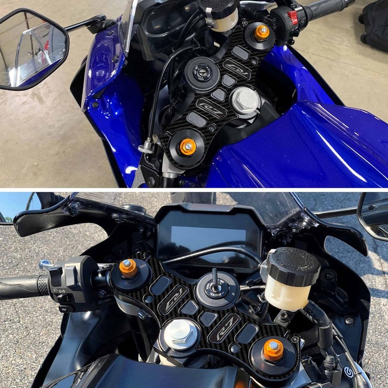 labelbike 3D Resin Sticker for Yamaha R7 Steering Fork Plate - Image 3