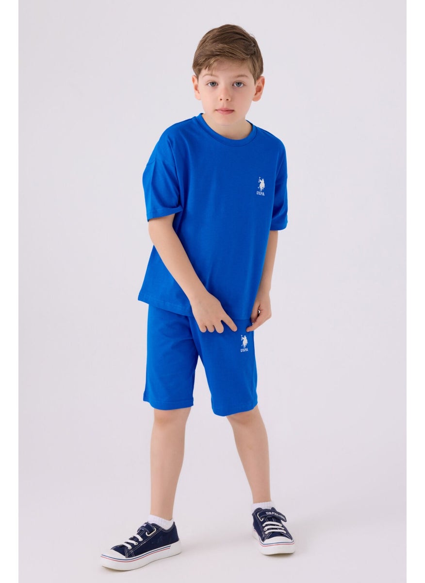 U.S. Polo Assn. - Boys' Saxe Blue Bermuda Set - Image 1