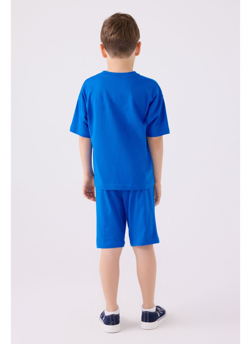 U.S. Polo Assn. - Boys' Saxe Blue Bermuda Set - Image 1