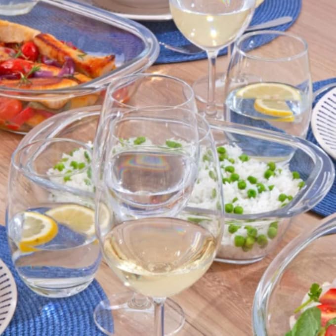 ريحني صينية خبز زجاجية مقسى 18 لتر من IMF Nadir Sempre Ovenware S Rect Roaster - Image 4