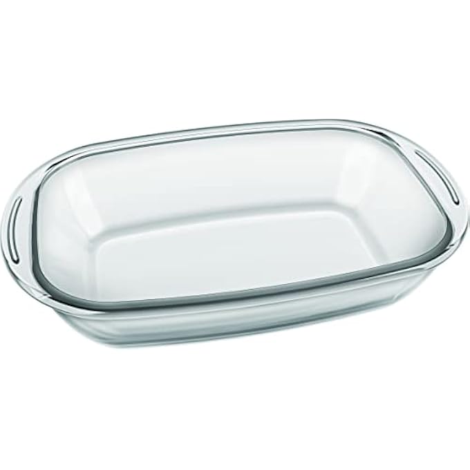 ريحني صينية خبز زجاجية مقسى 18 لتر من IMF Nadir Sempre Ovenware S Rect Roaster - Image 2