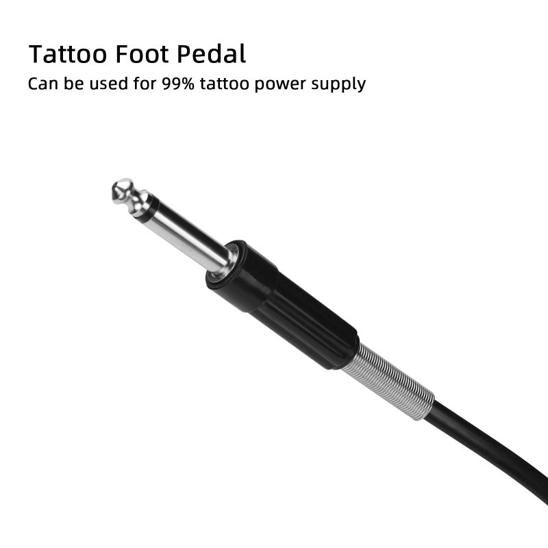 Tattoo Foot Pedal: Silver Alloy Steel 360° No Dead Angle Pedal - Stable Voltage Output Tattoo Machine Switch for Professional Tattoo Artists, Long-Time Tattooing Sessions - Image 3