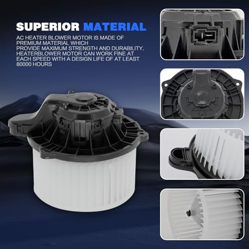 POHILA Front HVAC Heater Blower Motor Assembly Replacement for Hyundai & Kia Vehicles - Azera 2012-2017, Forte 2014-2018, Elantra, Equus, Sonata, Cadenza, Forte Koup, Replace# 97113-2Y000, 700259 - Image 4