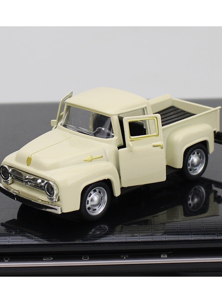 Alloy Car Model Pickup Truck Vintage Car Metal Car Decoration Retro Gift Toy Car - Image 2
