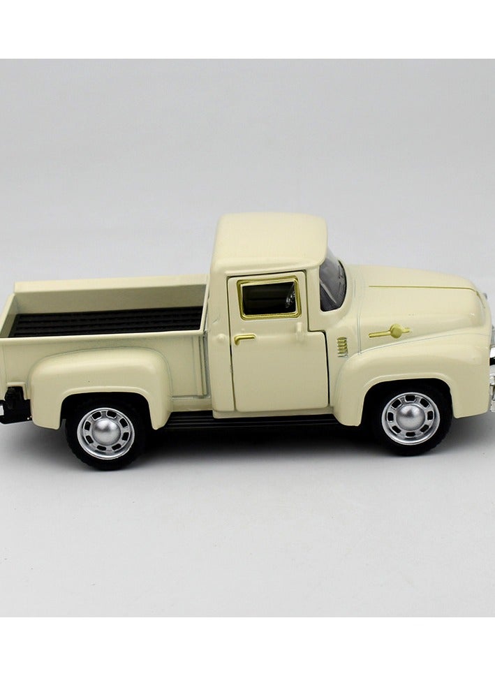 Alloy Car Model Pickup Truck Vintage Car Metal Car Decoration Retro Gift Toy Car - Image 3