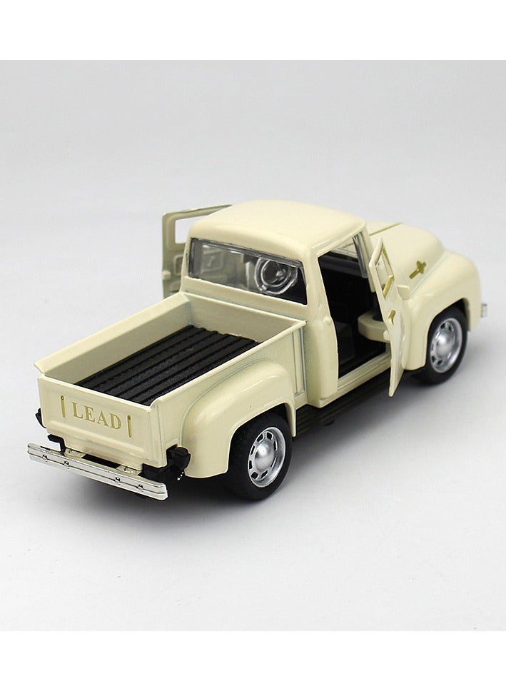 Alloy Car Model Pickup Truck Vintage Car Metal Car Decoration Retro Gift Toy Car - Image 4