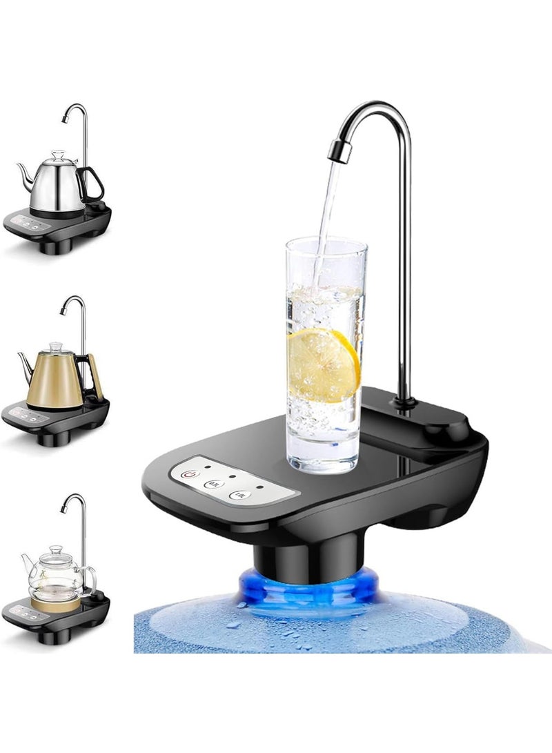 Relex Drinking Water Dispenser Pump, Electric Water Dispenser Pump, Automatic Drinking Jug Dispenser for 5 Gallon Bottle, Portable Water Jug Dispenser for Camping, Home, Kitchen, Office - Image 1